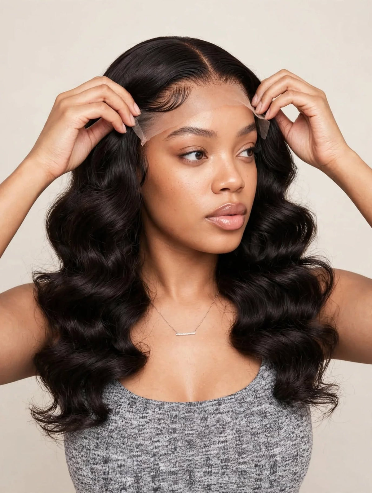 natural body wave bob everyday wear