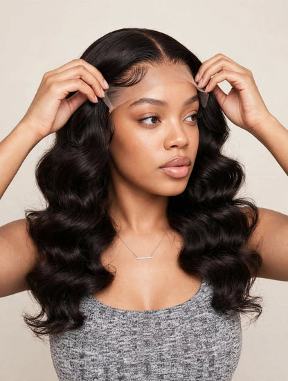 natural body wave bob everyday wear